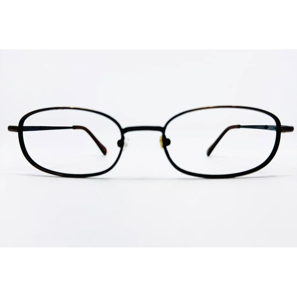 Hilco Eyeglasses Frames Unisex Brown SG-115 Ant. Brn A2Z87-2+ 135